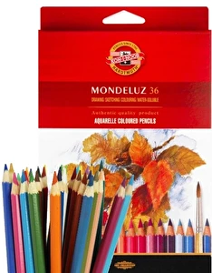 Kredki MONDELUZ akwarelowe 36 szt