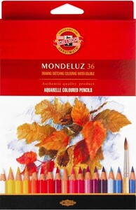 Kredki MONDELUZ akwarelowe 36 szt