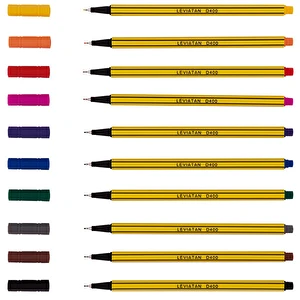 Cienkopisy D400 D.Rect 10 kolorów