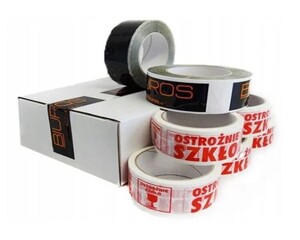 Taśma pakowa CICHA z nadrukiem LOGO 1kol 144 szt