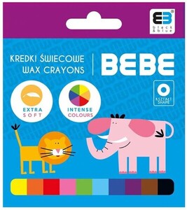 Kredki świecowe B&B intensywne 10kol