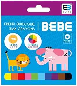 Kredki świecowe B&B intensywne 10kol