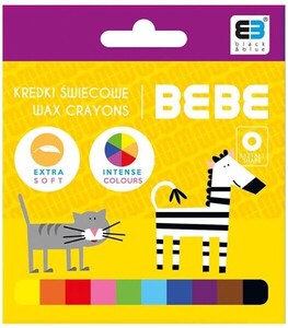 Kredki świecowe B&B intensywne 10kol