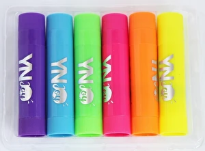 Farby plakatowe w sztyfcie Neon 6 sztuk