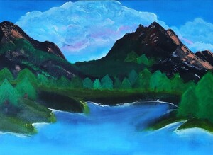 Pędzel hobby biały nylon płaski 85mm Happy Color