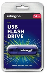 Pendrive Integral USB 64GB Flash Drive EVO blue