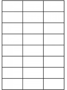 Etykiety samoprzylepne A4 EMERSON 70x37 (podział 24 szt) 100 ark