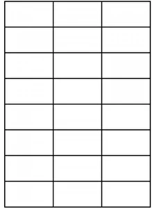 Etykiety samoprzylepne A4 EMERSON 70x37 (podział 24 szt) 100 ark