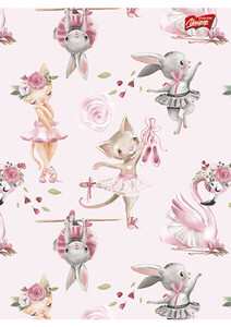 Zeszyt laminowany A5 32k szeroka linia Unipap Girls