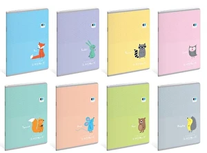 Zeszyt A5 16k kratka INTERDRUK B&B Pastel KIDS 90g