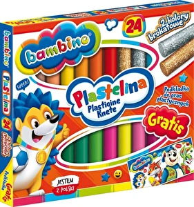 Plastelina BAMBINO 24 kolory