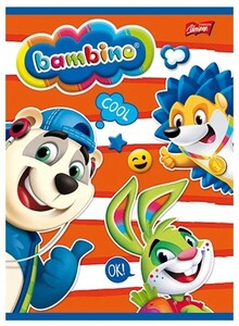 Zeszyt A5 16 linia dwukolorowa Bambino