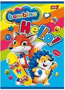 Zeszyt A5 16 linia dwukolorowa Bambino