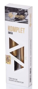 Komplet Zenith Omega Metallic w etui złoty