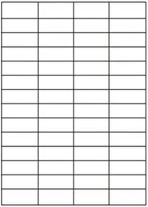 Etykiety samoprzylepne A4 EMERSON 38x21,2 (podział 65) 100 ark