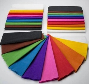 Bibuła Happy Color marszczona płaska 25x200