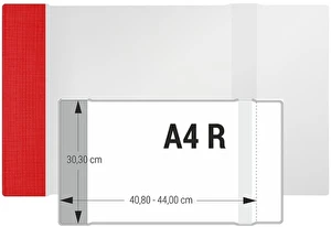 Okładka na zeszyt regulowana A4 R BIURFOL 1 szt