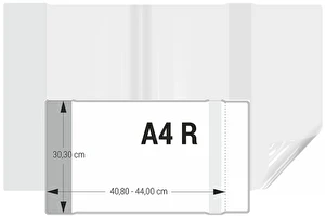 Okładka A4 regulowana 30,3x40,8-44 BIURFOL 1 szt Bezbarwna