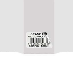 Okładka A4 regulowana 30,3x40,8-44 BIURFOL 1 szt Bezbarwna
