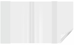 Okładka A4 regulowana 30,3x40,8-44 BIURFOL 1 szt Bezbarwna