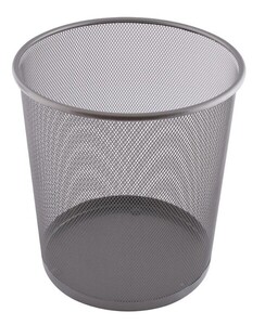 Kosz siatka srebrny 12 l D.Rect
