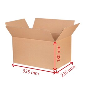 Karton klapkowy 335x235x180 10 sztuk