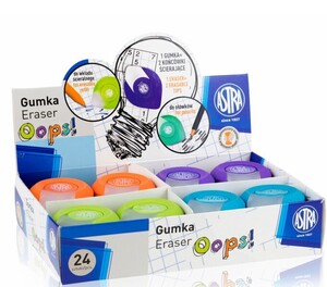 Gumka Oops do długopisów ścieralnych i ołówków