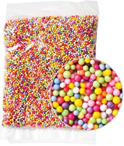 Kulki styropianowe 4 mm 10 g kolorowe