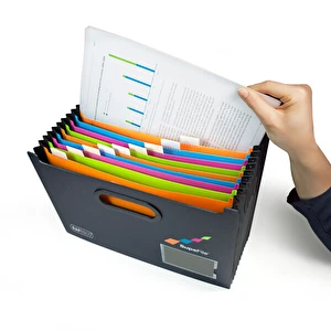 Teczka organizer 13 przegródek A4 RAPESCO