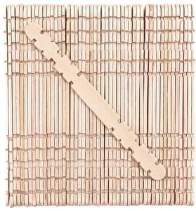 Patyczki kreatywne konstrukcyjne, 50 szt. naturalne