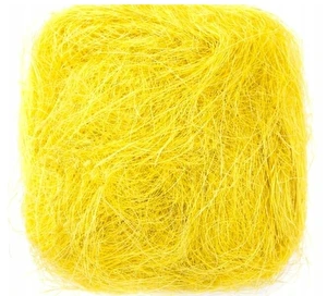 Sizal dekoracyjny żółty 30g