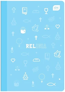 Zeszyt tematyczny A5/60k kratka RELIGIA Ściąga PP