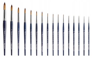 Pędzel okrągły syntetyczny Bronzo 450/3/0 Tintoretto