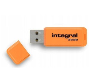 Pendrive Integral USB 32GB Orange NEON do kluczy