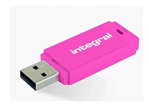 Pendrive Integral USB 32GB Pink NEON do kluczy