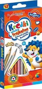 Kredki Bambino ołówkowe 12kol trójkątne