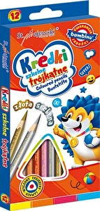Kredki Bambino ołówkowe 12kol trójkątne