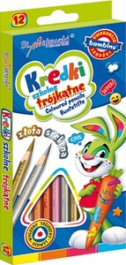 Kredki Bambino ołówkowe 12kol trójkątne