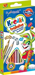 Kredki Bambino ołówkowe 12kol trójkątne