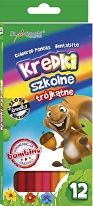 Kredki Bambino ołówkowe 12kol trójkątne