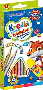 Kredki Bambino ołówkowe 12kol trójkątne