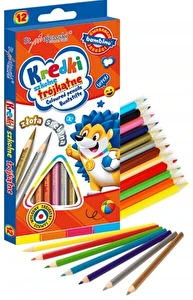 Kredki Bambino ołówkowe 12kol trójkątne