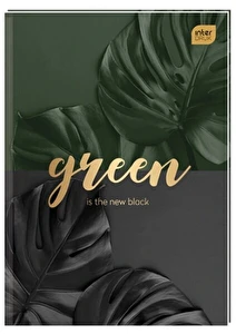 Brulion A4 96k gładki INTERDRUK twarda oprawa office