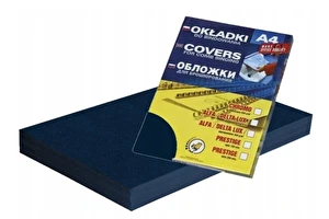 Okładki do bindowania A4 skóropodobne granatowe ARGO 100szt