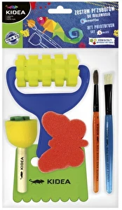 Zestaw przyborów do malowania 6 sztuk KIDEA