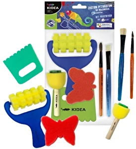 Zestaw przyborów do malowania 6 sztuk KIDEA