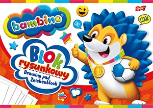 Blok rysunkowy A4 biały Bambino 20k 80g