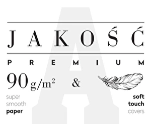 Brulion A5 96k kratka 90g Academy Pastel Interdruk