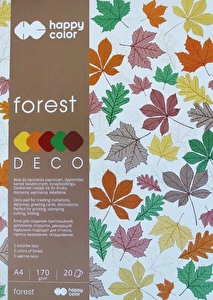 Blok deco Forest/Jesień A4/20 HAPPY COLOR