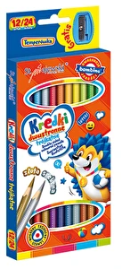 Kredki Bambino dwustronne 12/24kol trójkątne